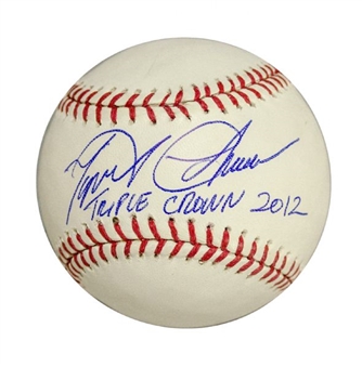 Miguel Cabrera Signed "Triple Crown" Inscribed Baseball